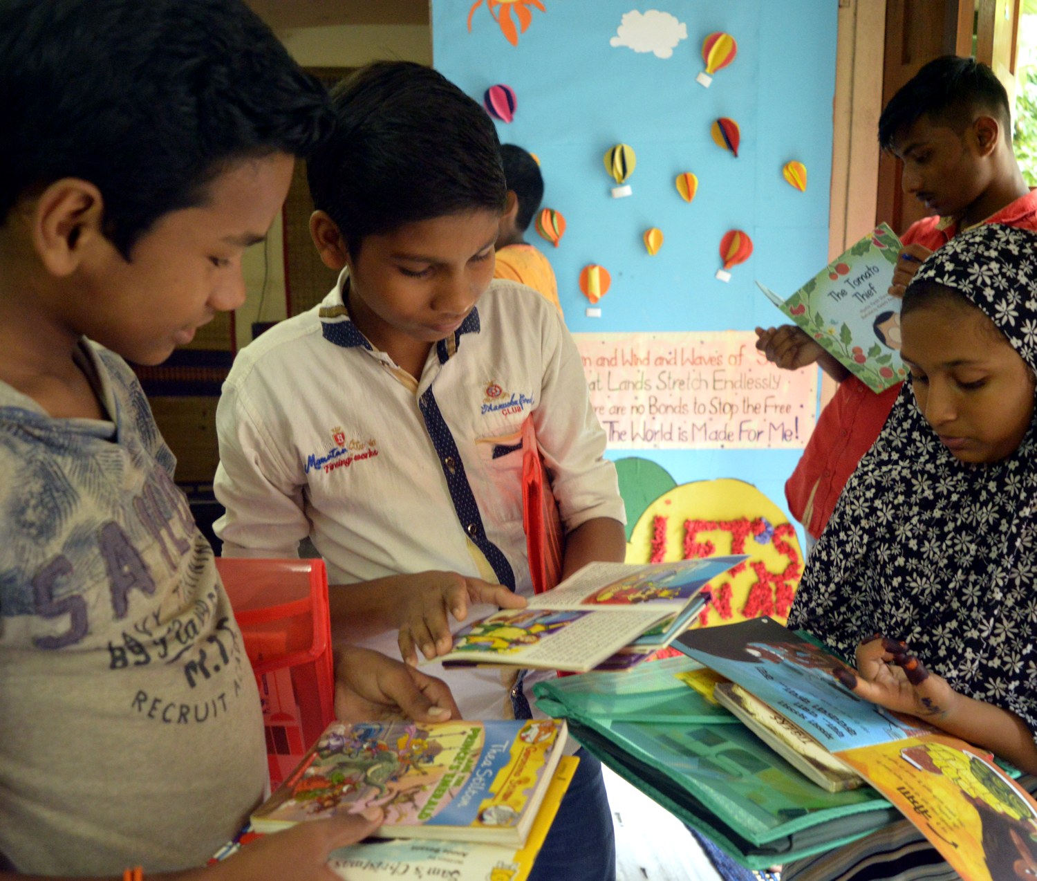 Sharing learning resources with children and the community