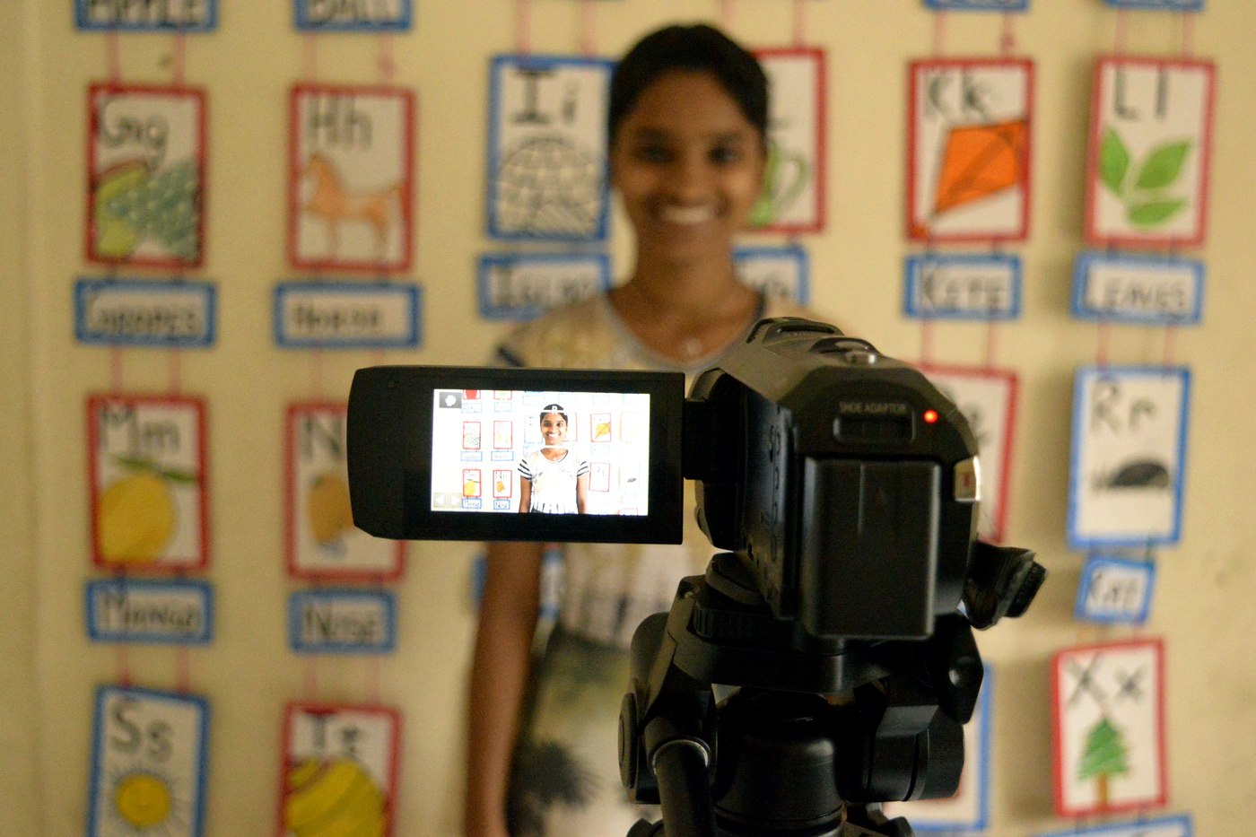 A Touching Lives film shoot with young people
