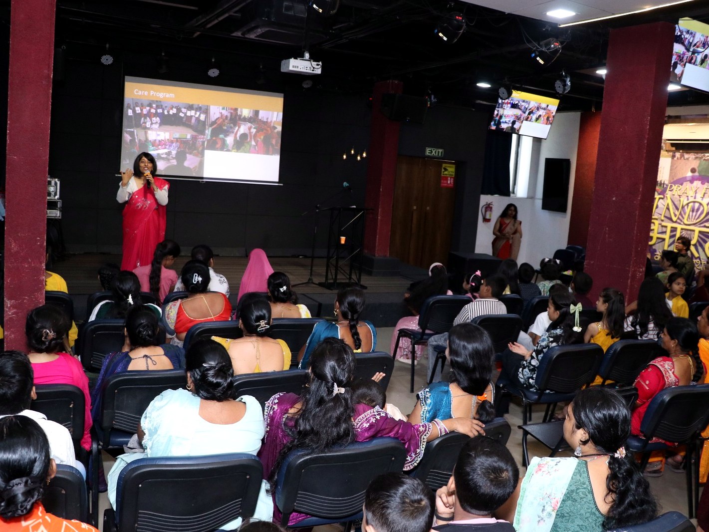 A moment from the Touching Lives journey