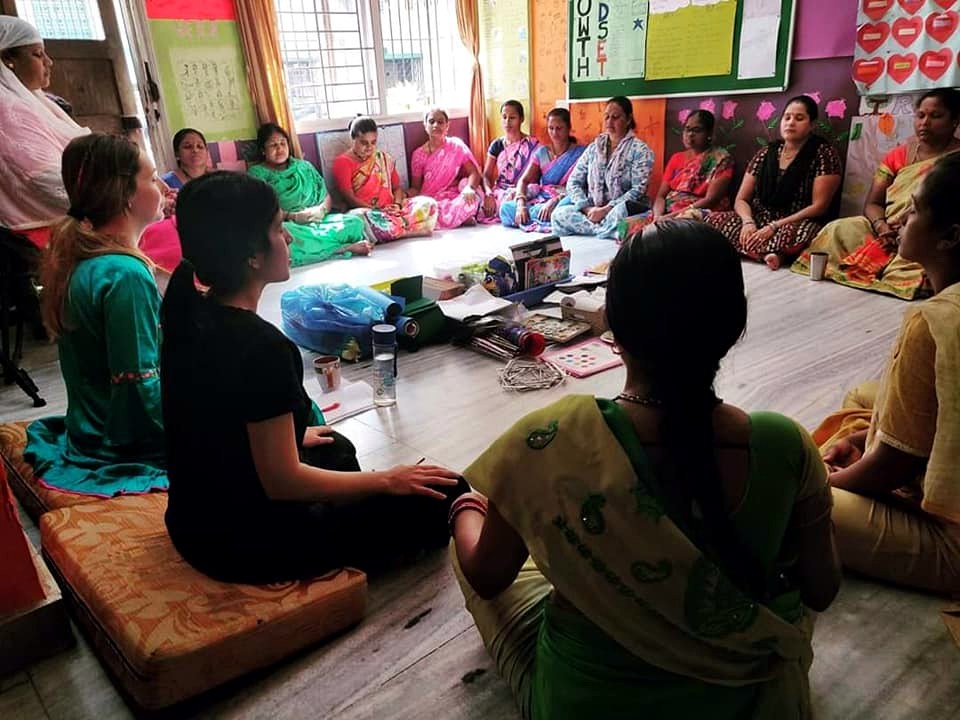 A moment from the Touching Lives journey