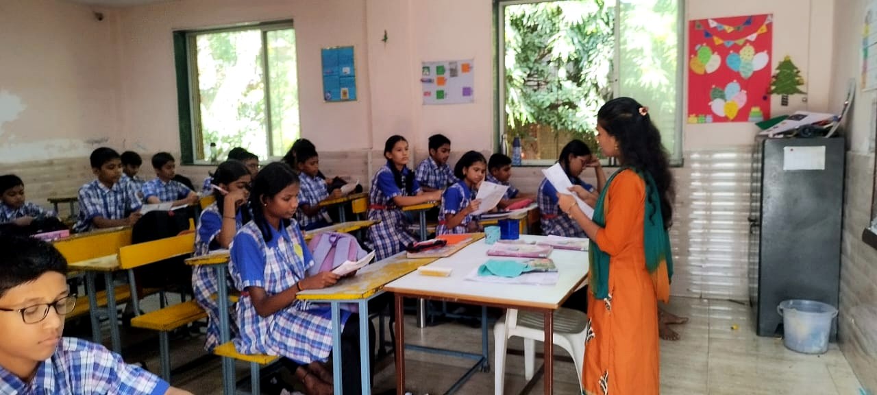 Jyoti today, teaching her own students