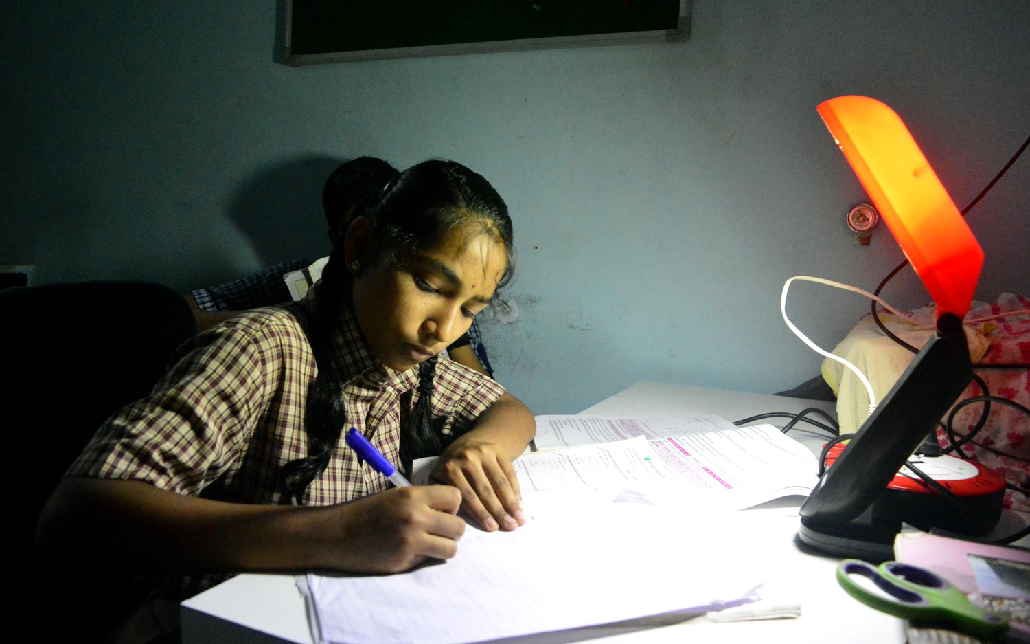 Children at the Touching Lives Learning Center