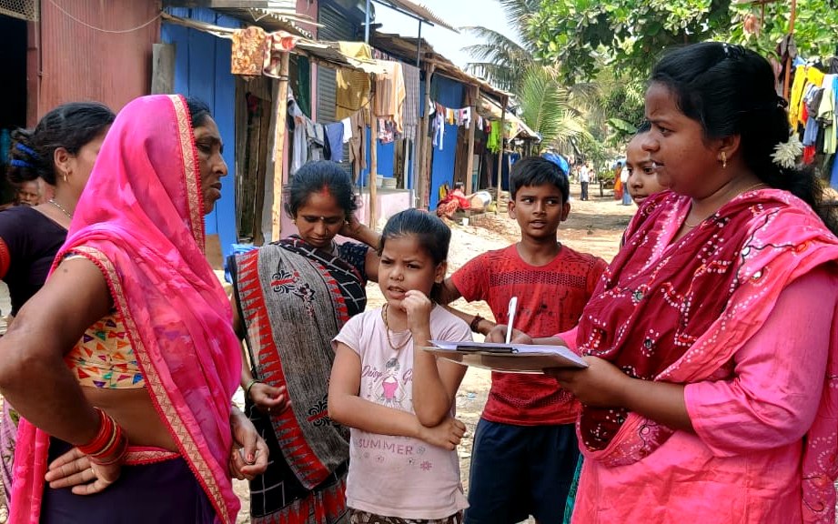 Children learning at the Touching Lives Learning Center